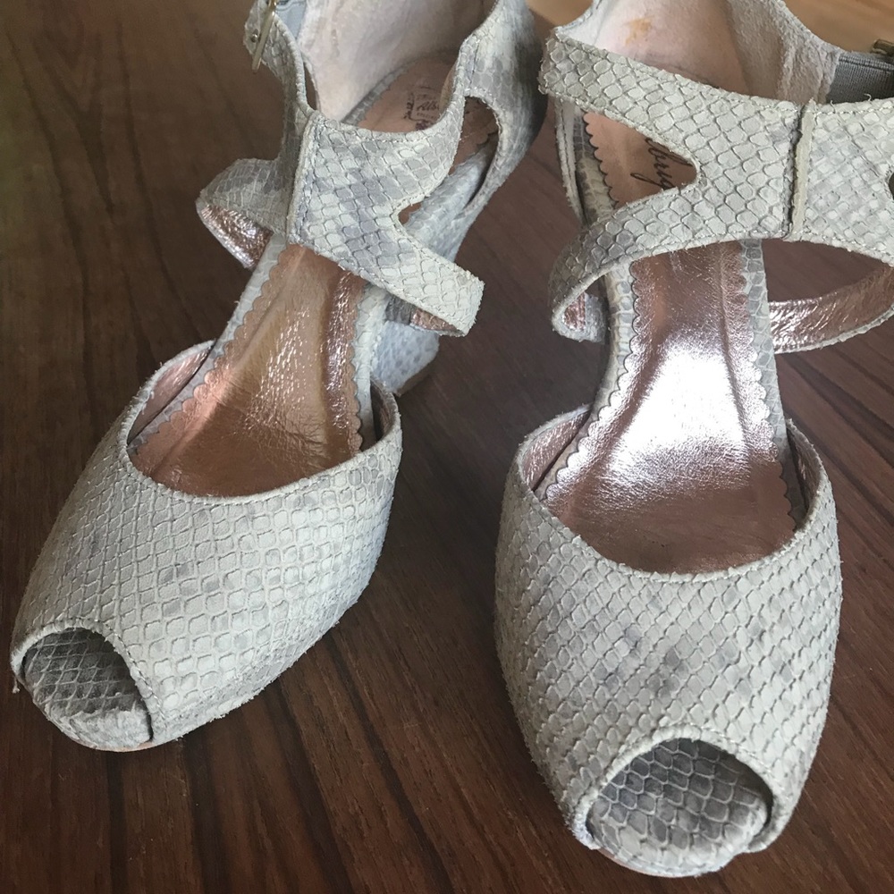 Miss Albright Snake Skin Shoes